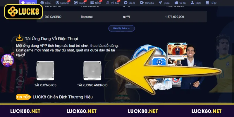 Tải App Luck8 - Hướng Dẫn Cài Đặt Nhanh Trên Android Và iOS 3 Quá trình tải app Luck8 trên cả Android và iOS