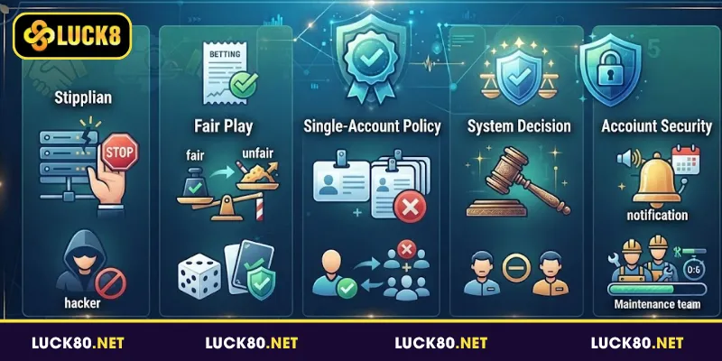 Điều Khoản Điều Kiện Luck8 - Quy Định Quan Trọng Cần Biết 5 Quy trình vận hành và giải quyết tranh chấp của hệ thống