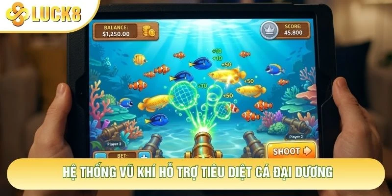 Hệ thống vũ khí hỗ trợ tiêu diệt cá đại dương Hệ thống vũ khí hỗ trợ tiêu diệt cá đại dương