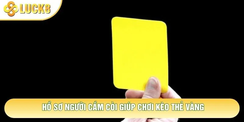 Hồ sơ người cầm còi giúp chơi kèo thẻ vàng